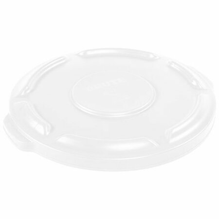 BSC PREFERRED Rubbermaid Brute Flat Trash Can Lid - 10 Gallon, White H-1855W